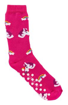 6 Paar TippTexx 24 Kinder ABS Stoppersocken Einhorn
